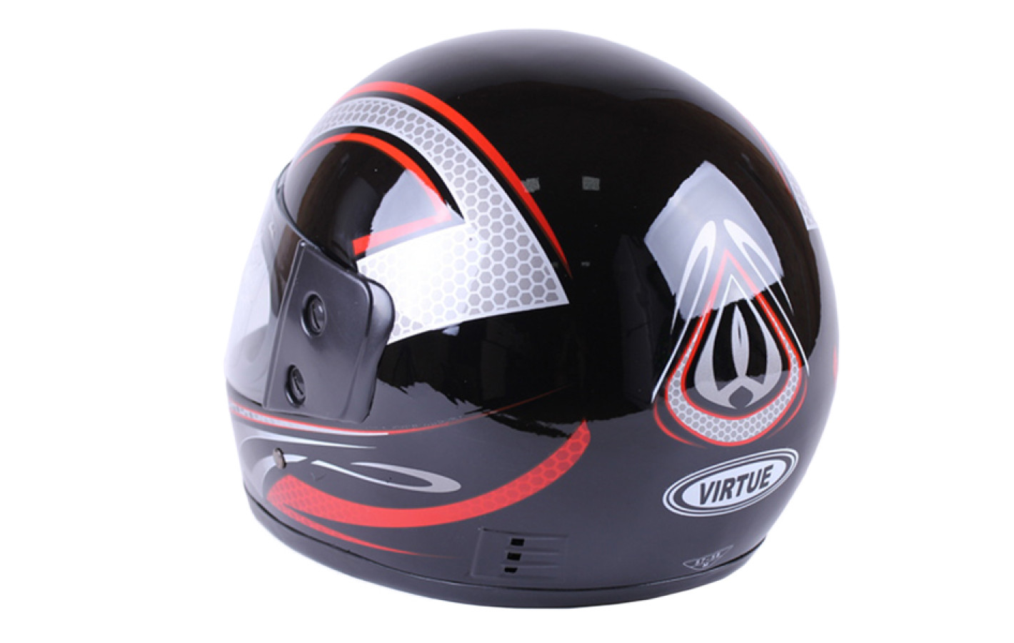 Шолом мотоциклетний інтеграл МD-A105 VIRTUE (чорно-червоний глянсовий, size L)