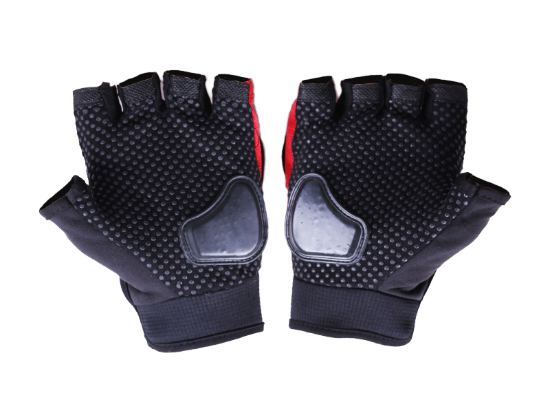 Мотоперчатки TT AGRO MOTO YM001-15 (короткие) красные, size L УЦЕНКА
