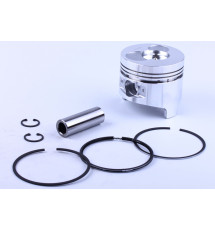 Поршневий комплект: 8 одиниць TT AGRO MOTO на дизельний двигун 178F, 78,50 мм, гострий конус форкамери