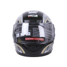 Шлем VIRTUE MD-А105 (с бородой), черный с золотистым УЦЕНКА