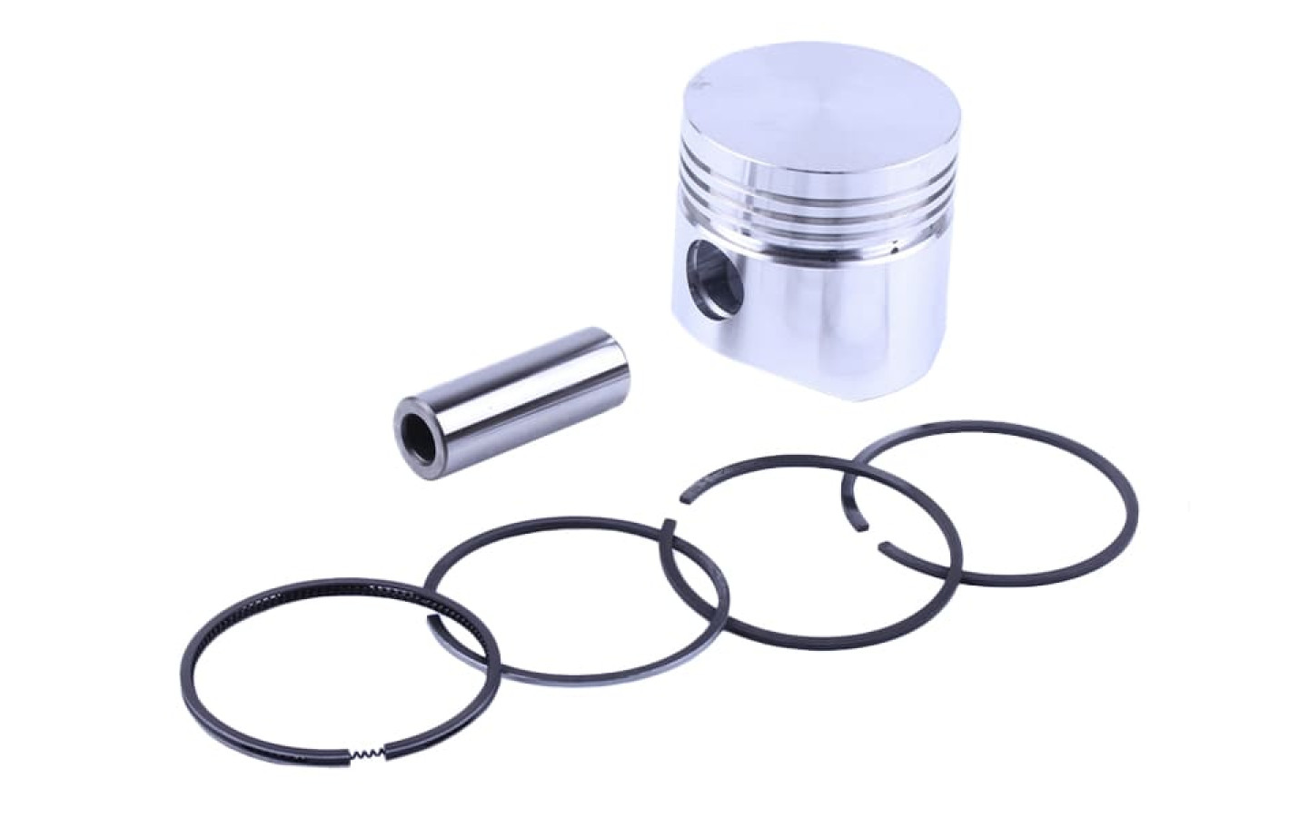 Поршневой комплект 75,00 мм STD (плоский) TT AGRO MOTO на дизельный двигатель 175N, 9 единиц