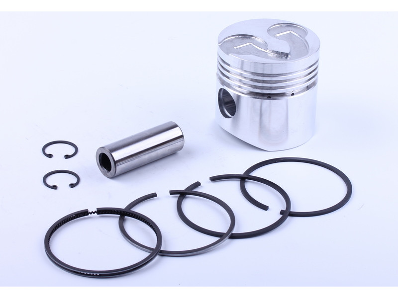 Поршневой комплект 75 мм STD TT AGRO MOTO 175N c выборкой под клапана, 9 единиц