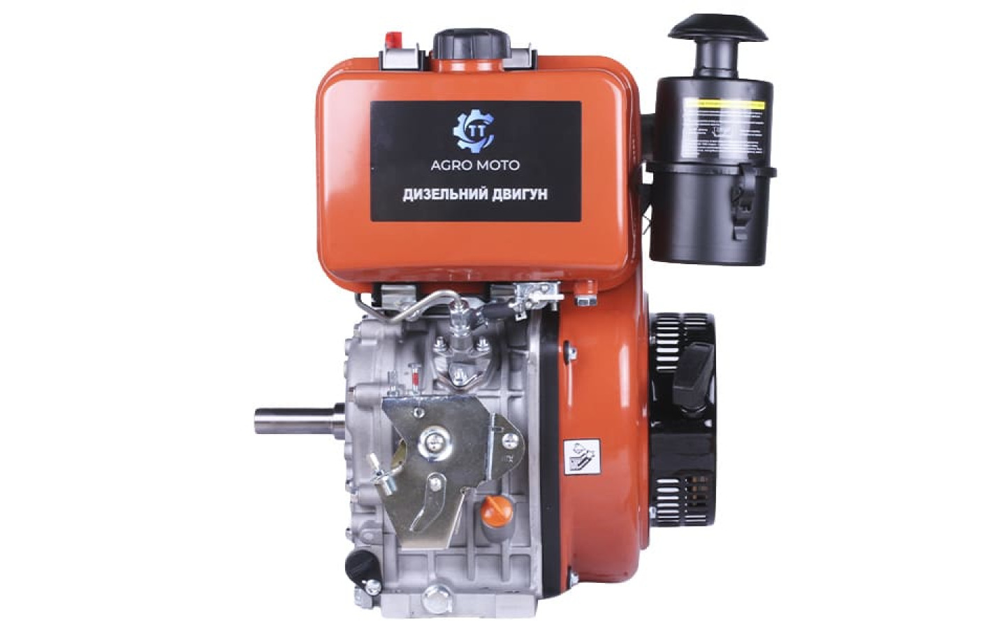 Двигун дизельний 186F TT AGRO MOTO (під шпонку діаметр 25 мм) 9 л.с.