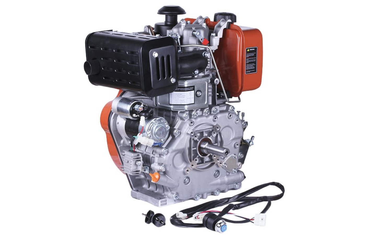 Двигатель дизельный с электростартером 186FЕ TT AGRO MOTO (с выходом вала под шпонку, 25 мм) 9 л.с.