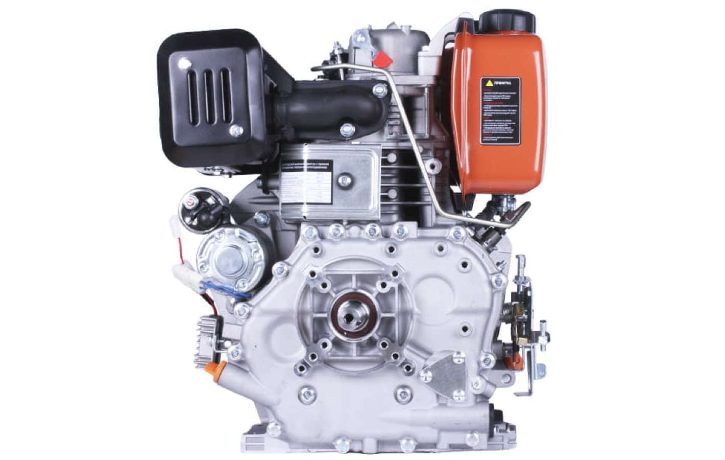 Двигатель дизельный с электростартером 186FЕ TT AGRO MOTO (с выходом вала под шпонку, 25 мм) 9 л.с.