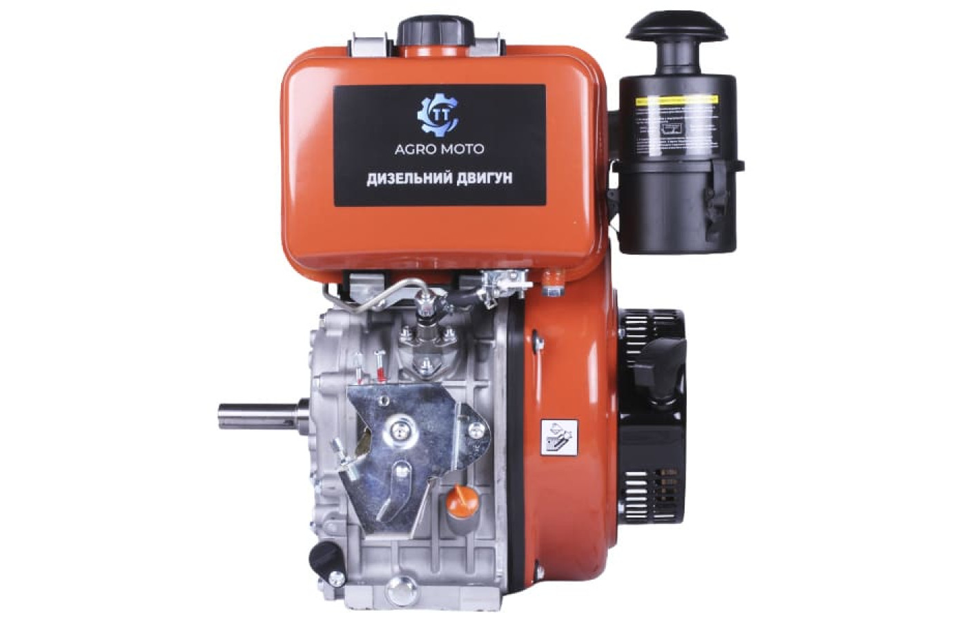 Двигатель дизельный с электростартером 186FЕ TT AGRO MOTO (с выходом вала под шпонку, 25 мм) 9 л.с.