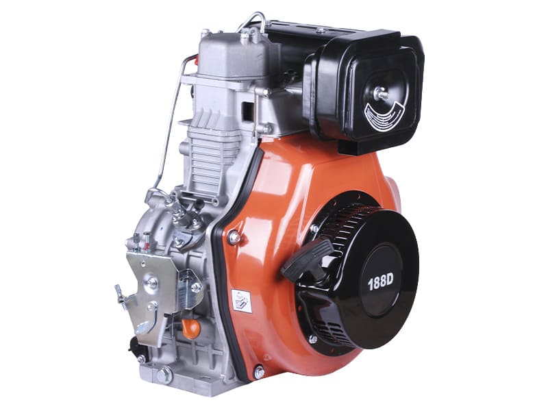 Двигун 188D TT AGRO MOTO дизель (11 к.с.) під конус