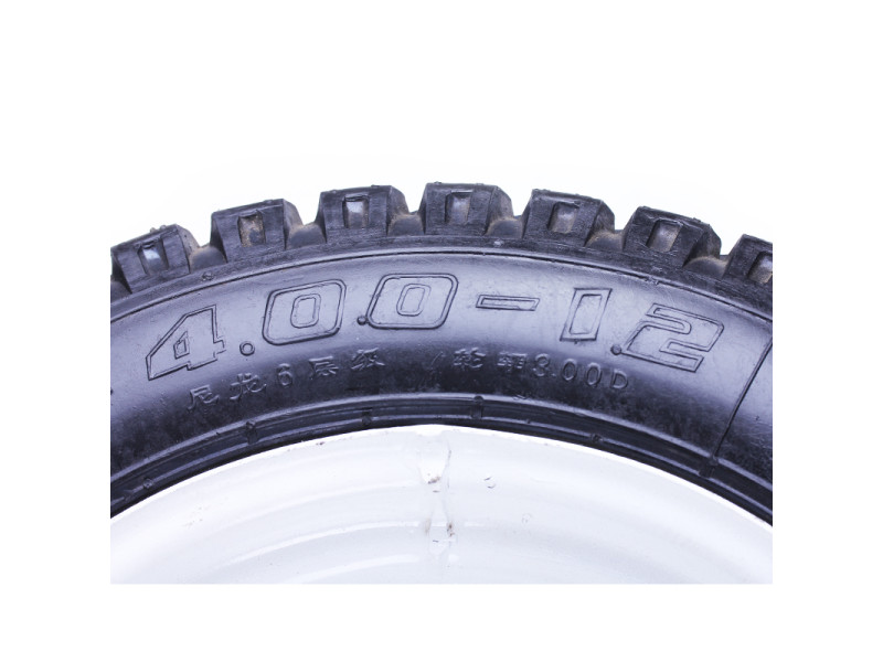 Колесо в сборе 4.00×12 (под 5 болтов, дорожная) TT AGRO MOTO на мототрактор