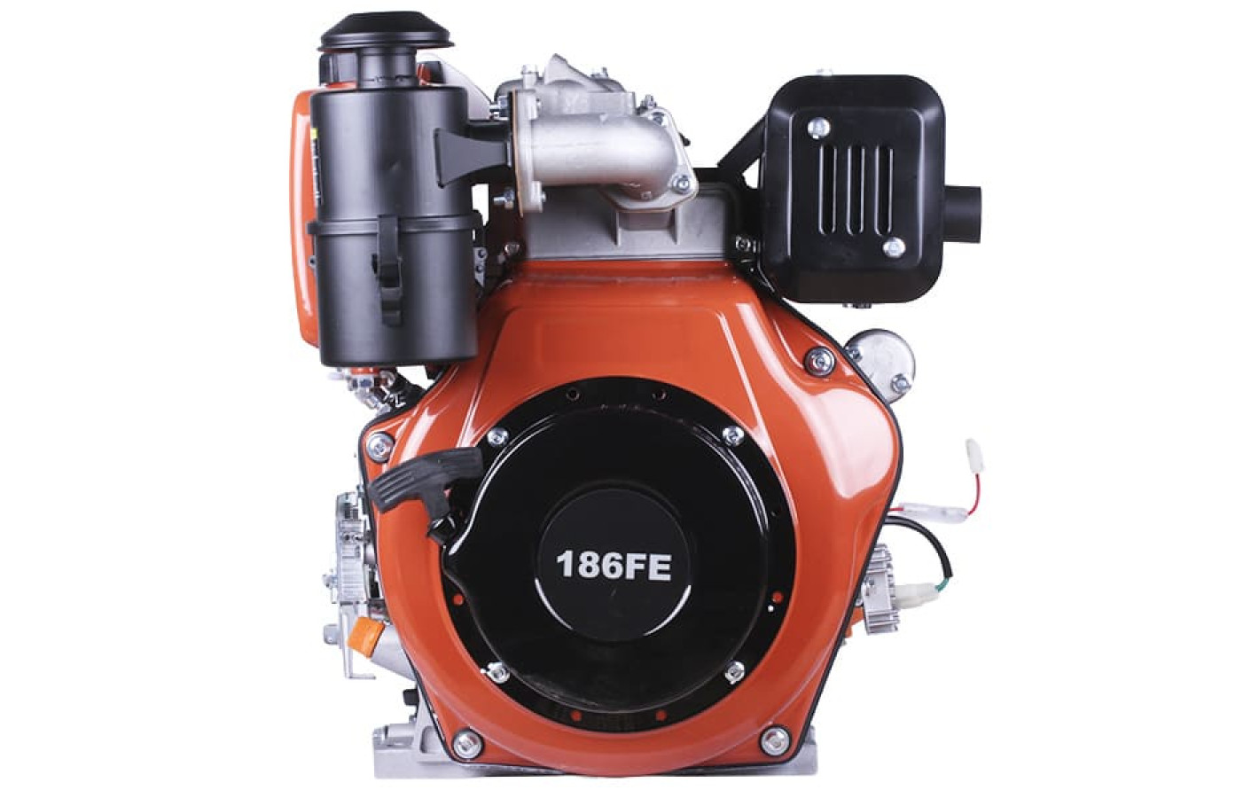Двигатель дизельний с электростартером 186FE TT AGRO MOTO (с выходом вала под шлицы, 25 мм) 9 л.с.