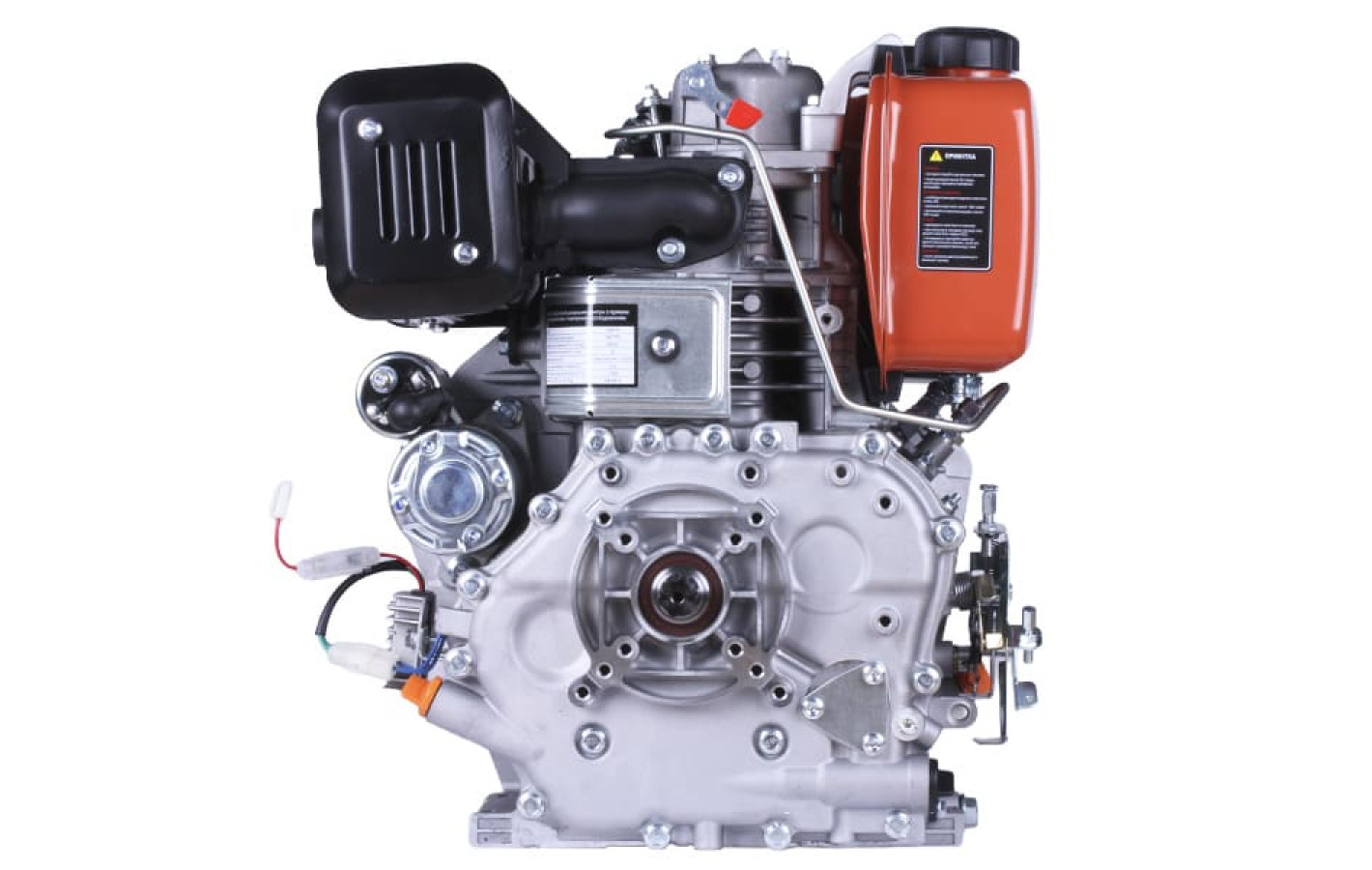 Двигатель дизельний с электростартером 186FE TT AGRO MOTO (с выходом вала под шлицы, 25 мм) 9 л.с.