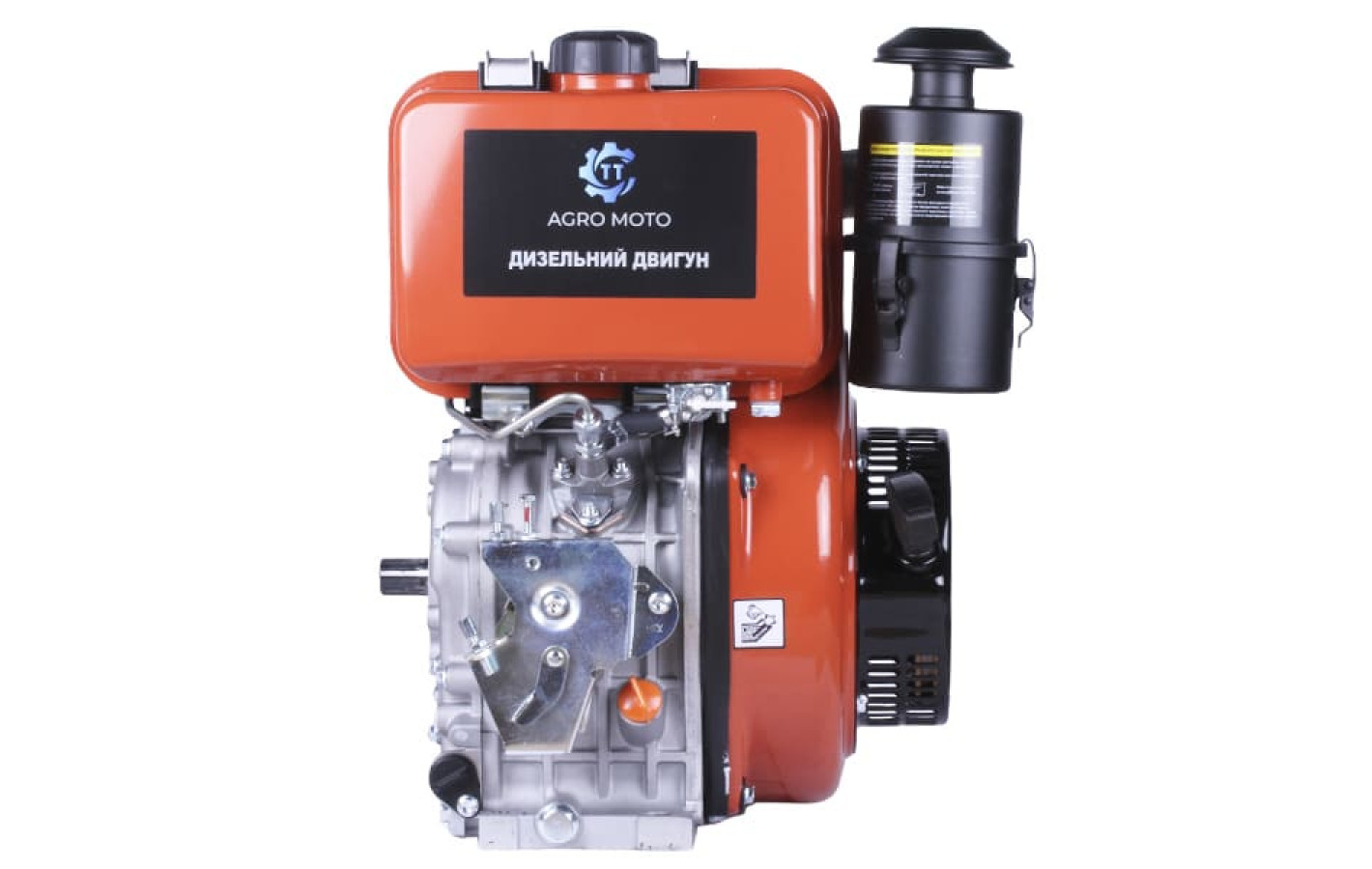 Двигатель дизельний с электростартером 186FE TT AGRO MOTO (с выходом вала под шлицы, 25 мм) 9 л.с.