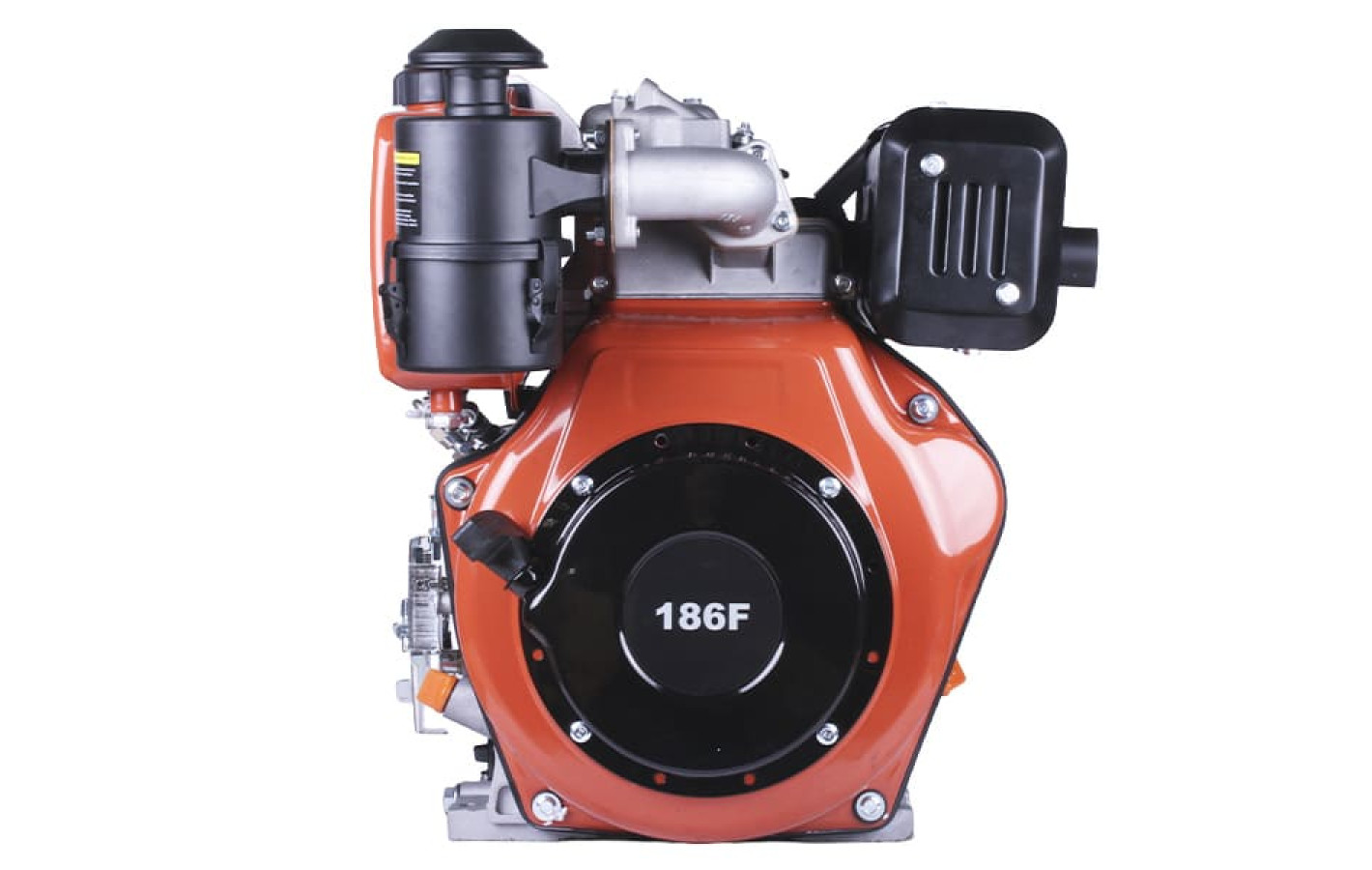 Двигун дизельний 186F TT AGRO MOTO (з виходом валу під шліци, 25 мм) 9 л.с.