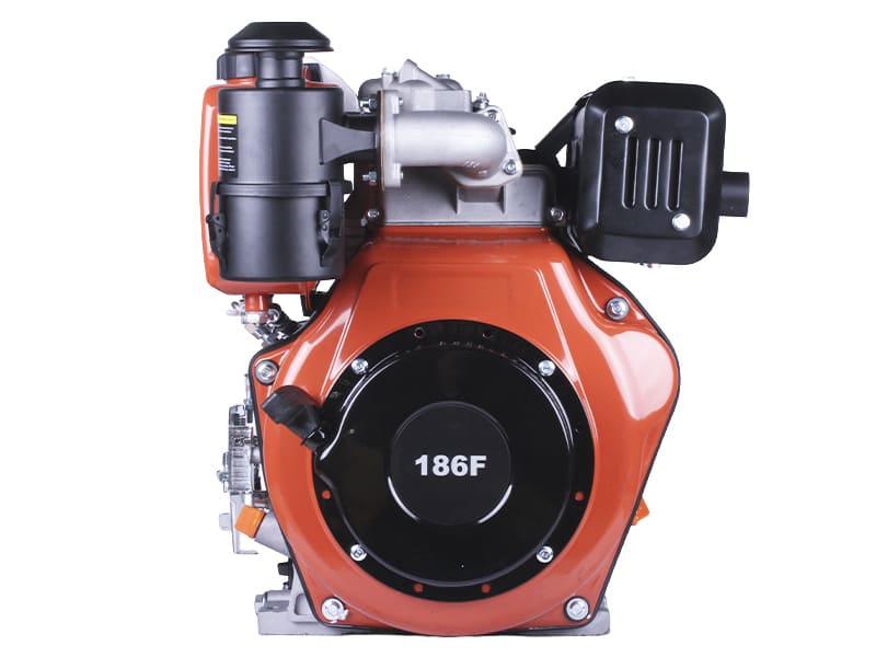 Двигатель дизельный 186F TT AGRO MOTO (с выходом вала под шлицы, 25 мм) 9 л.с.