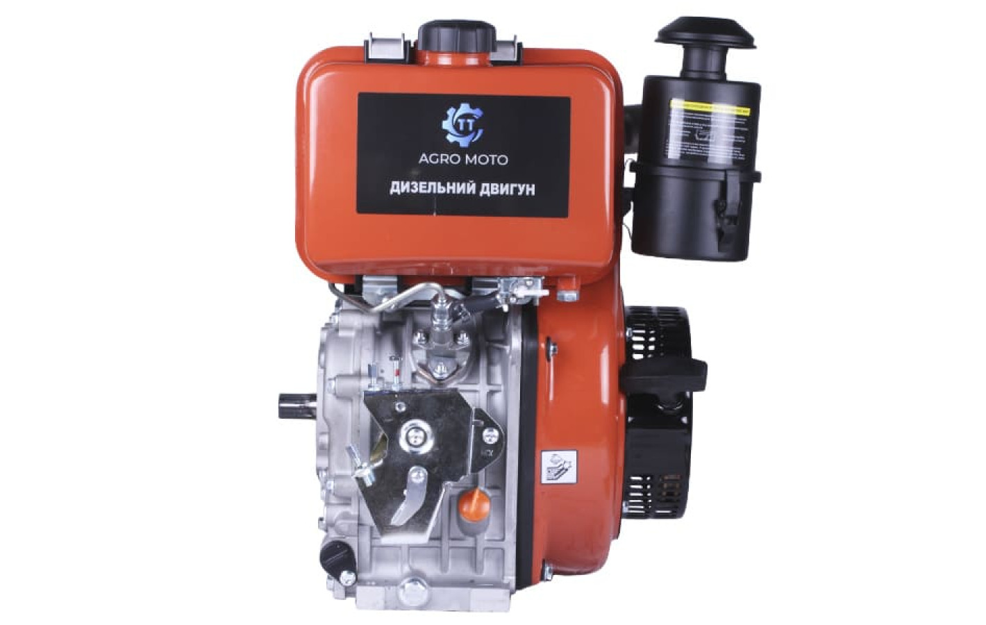 Двигун дизельний 186F TT AGRO MOTO (з виходом валу під шліци, 25 мм) 9 л.с.