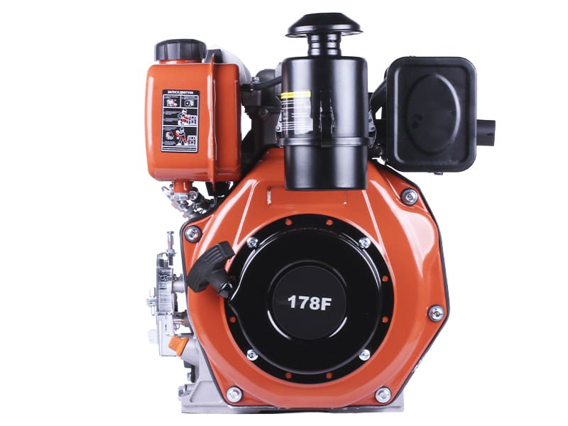 Двигатель дизельный 178F TT AGRO MOTO (с выходом вала под шлицы, 25 мм) 6 л.с.