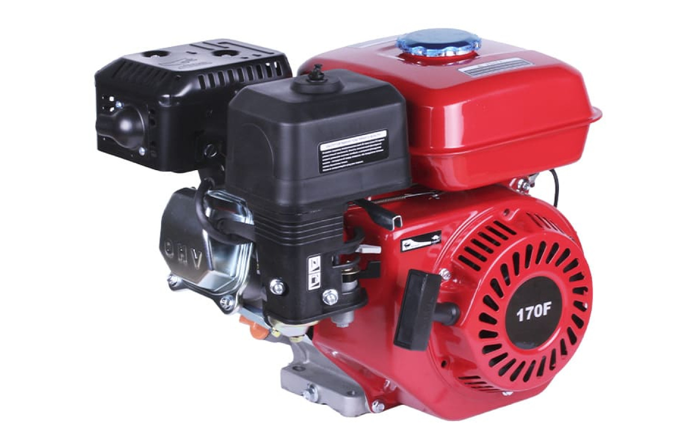 Двигун бензиновий 170F TT AGRO MOTO (з виходом валу під шпонку, 20 мм) 7 л.