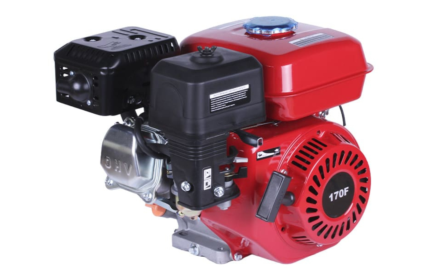 Двигун бензиновий 170F TT AGRO MOTO (з виходом валу під конус) 7 л.
