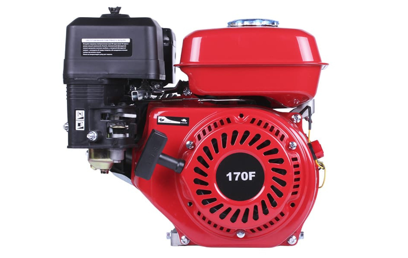 Двигун бензиновий 170F TT AGRO MOTO (з виходом валу під конус) 7 л.