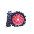 Колесо безповітряне у зборі (під 4 болти) TTG, 4.00*10