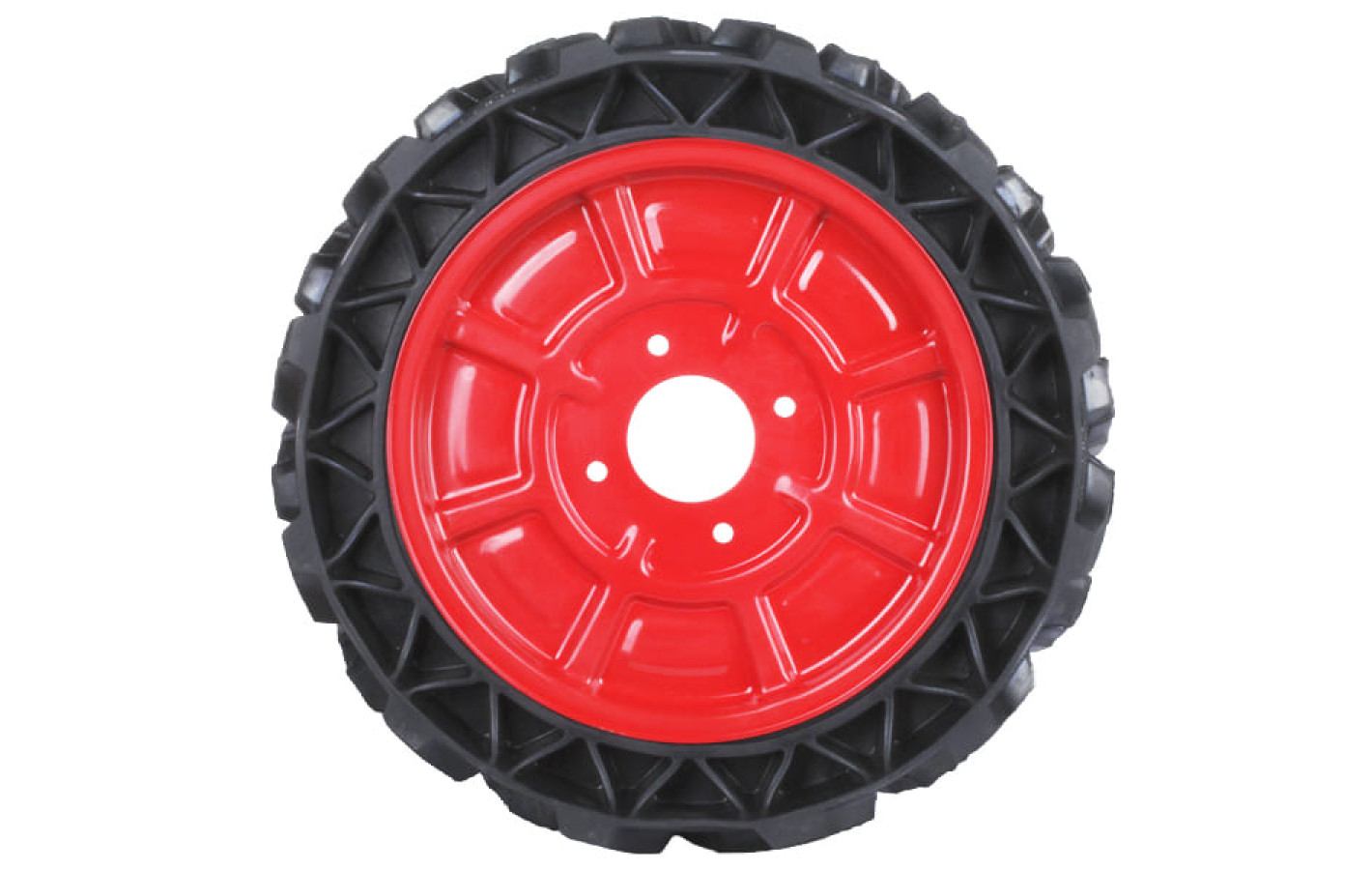 Колесо безповітряне у зборі (під 4 болти) TTG, 4.00*10