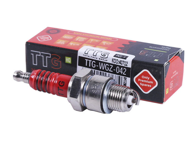 Свеча TTG E8TC "BEST" на двухтактный двигатель, хром