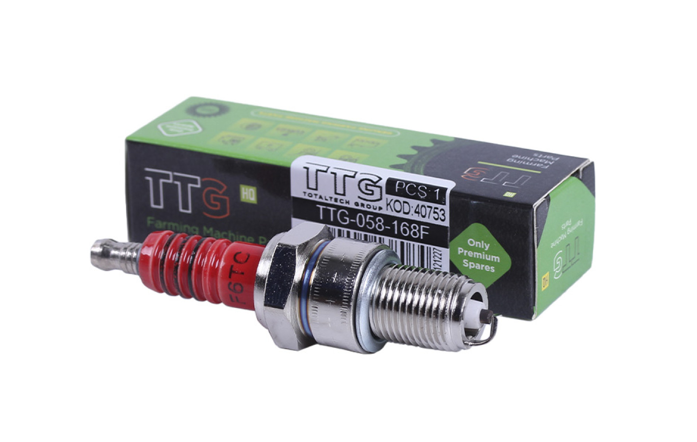 Свеча TTG F6TC на бензиновый двигатель 168F/177F/188F
