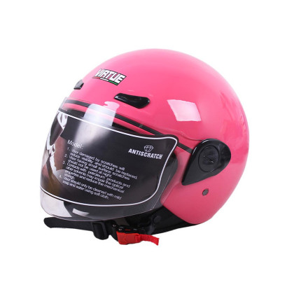 Motorcycle helmet MD-OP01 VIRTUE (pink, size S)