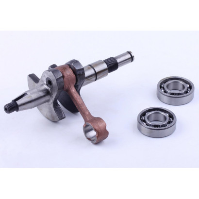 Crankshaft + bearings 2 pcs: 15*32*9 - Stihl