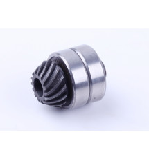 Шестерня нижнього редуктора + підшипник, вал 4Т для бензокоси