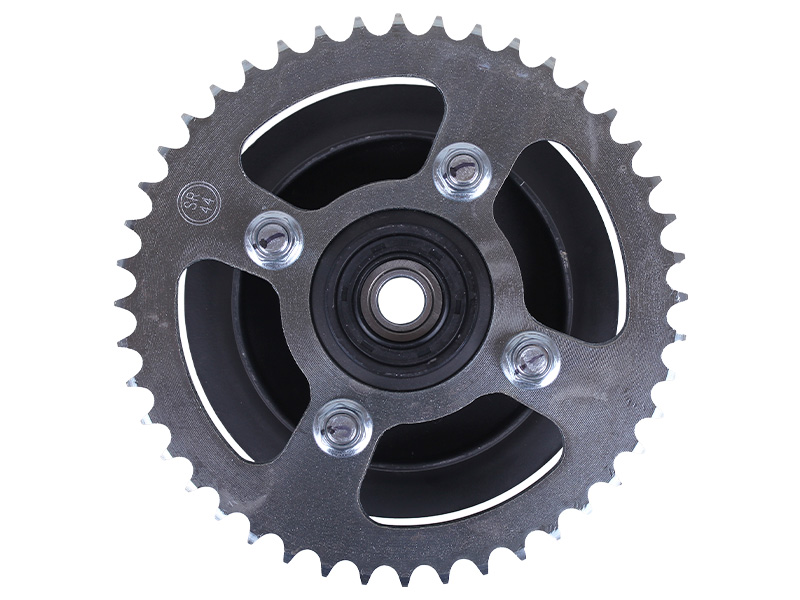 Демпфер заднего колеса со звездой 428×44 R17 TT AGRO MOTO на мотоцикл LF175-2E CityR