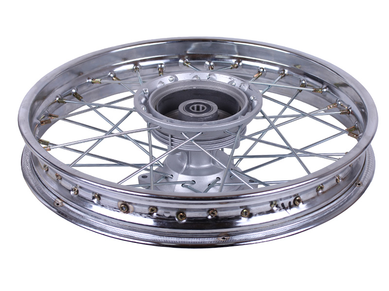 Диск задній TT AGRO MOTO R18×2,15J на мотоцикл XY200GY-6С, хром