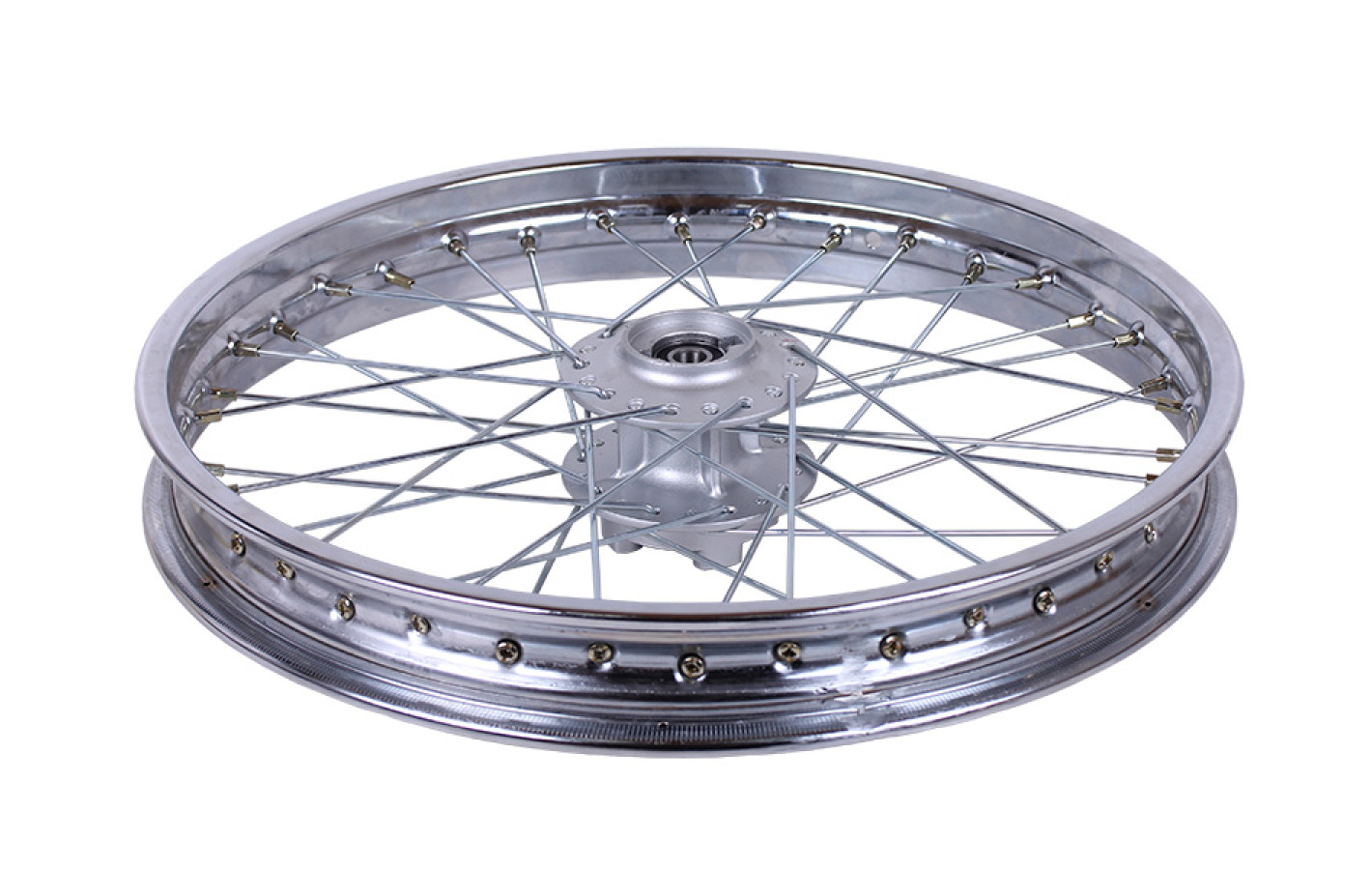 Диск передний TΛTΛ 19*1.85J на мотоцикл XY250GY-9А, хром