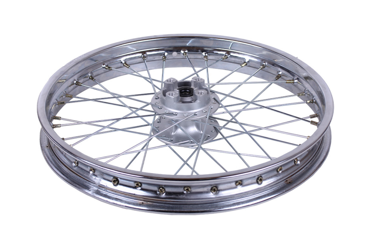 Диск передний TΛTΛ 19*1.85J на мотоцикл XY250GY-9А, хром