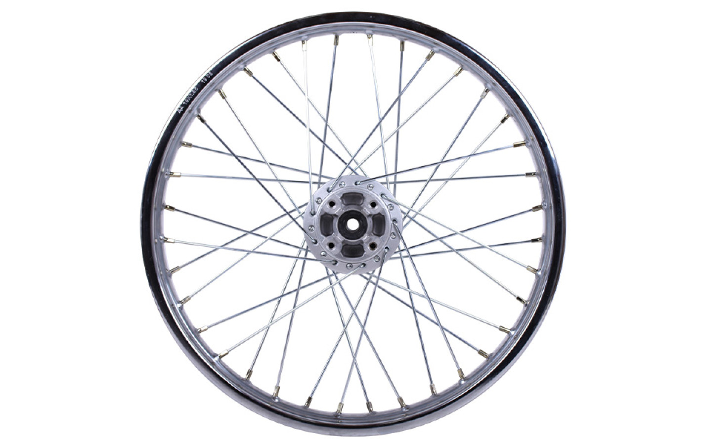 Диск передний TΛTΛ 19*1.85J на мотоцикл XY250GY-9А, хром