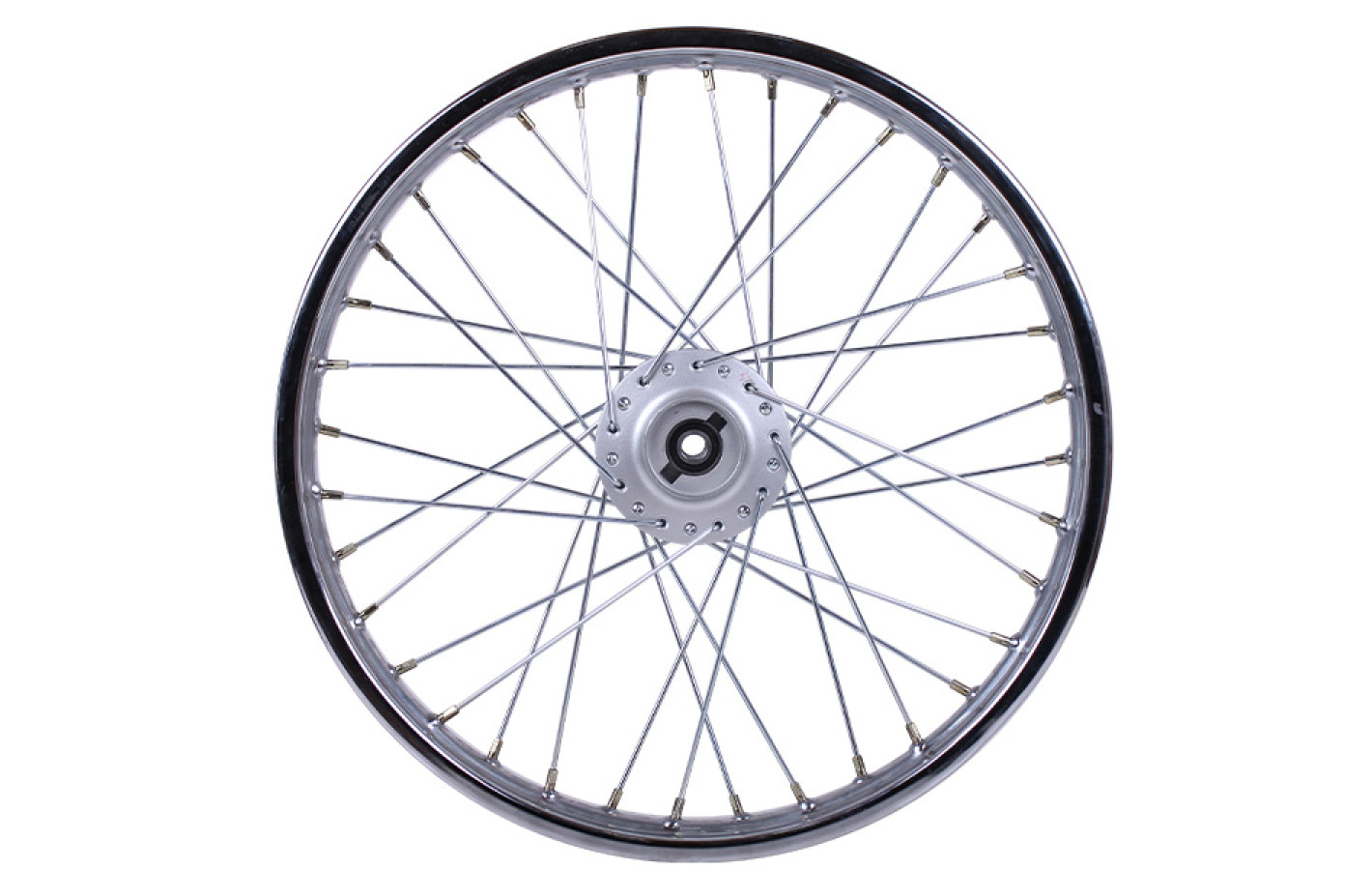 Диск передний TΛTΛ 19*1.85J на мотоцикл XY250GY-9А, хром