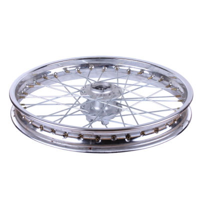 Диск передний TΛTΛ R19*1.85J на мотоцикл XY250GY-9А, хром УЦ..