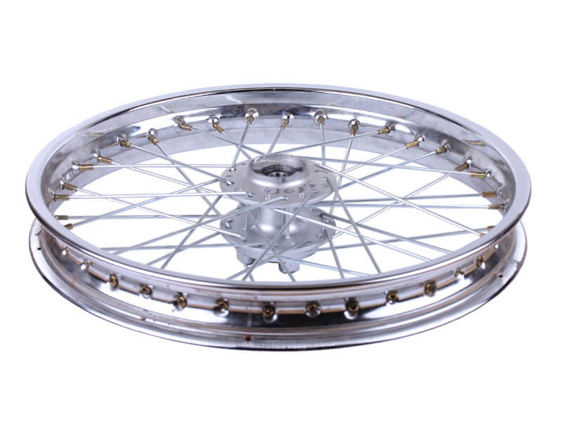 Диск передній TT AGRO MOTO R19×1.85J на мотоцикл XY250GY-9А, хром УЦІНКА
