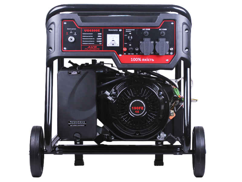 Генератор бензиновий UG6500 5.0/5.5KW TT AGRO MOTO з електростартером
