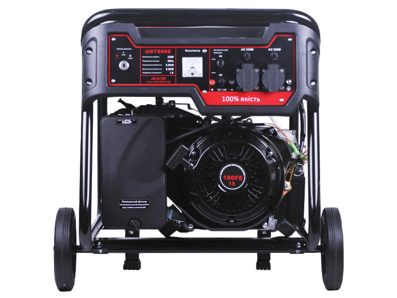 Генератор бензиновий UG7500 6.0/6.5KW TT AGRO MOTO з електростартером