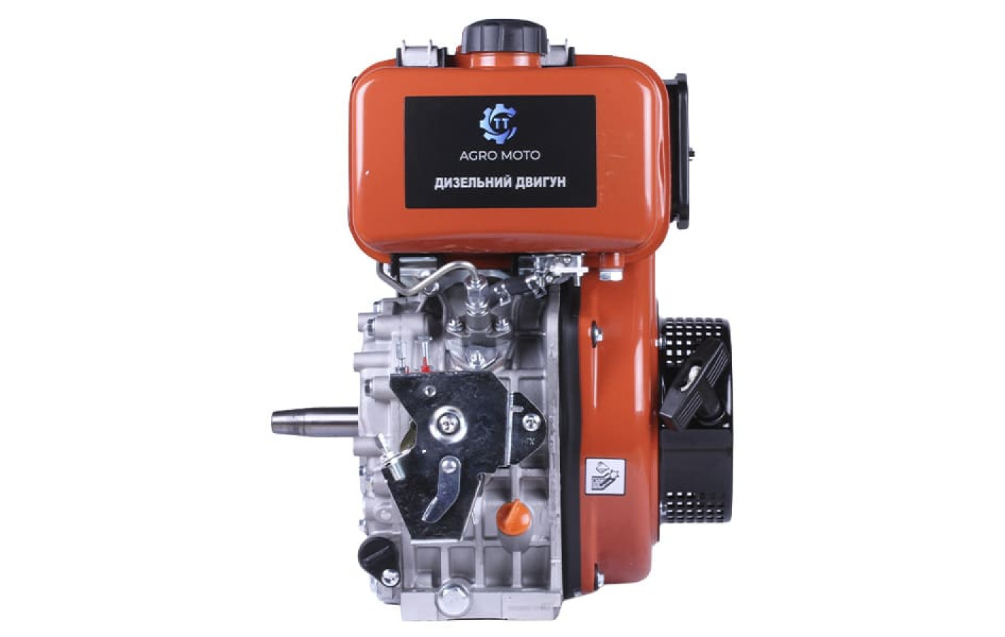 Двигун дизельний з електростартером 178FE TT AGRO MOTO (з виходом валу під конус) 6 л.с.