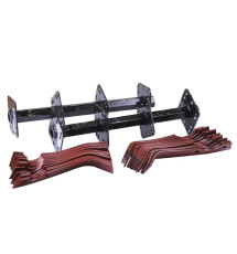 Фреза в сборе с ножами под вал TΛTΛ на бензиновій двигатель 168F, диаметр 23 мм, тип 3