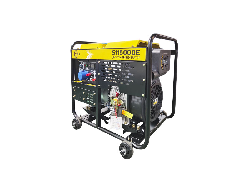Генератор дизельный S11500DE 10.0/11.0KW YBX (однофазный, со свечой накала) 