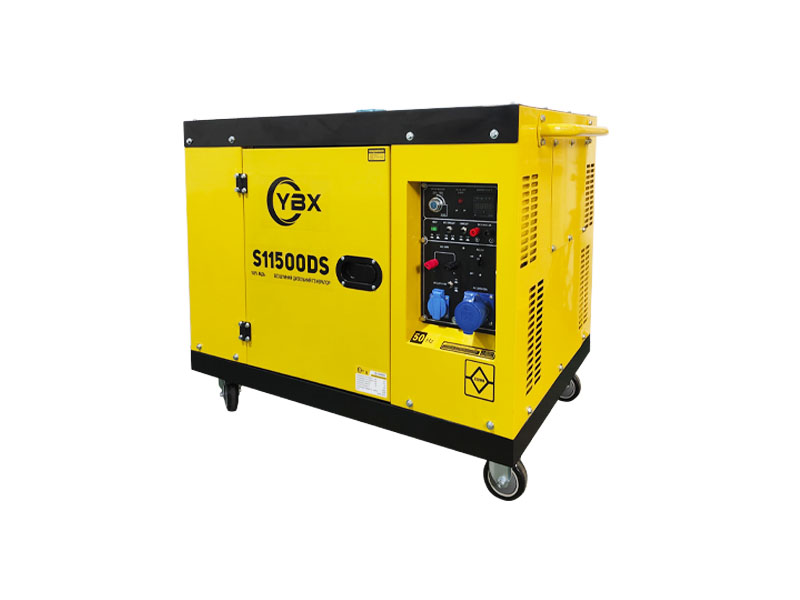 Генератор дизельний S11500DS 10.0/11.0KW YBX (однофазний, зі свічкою розжарення) безшумний