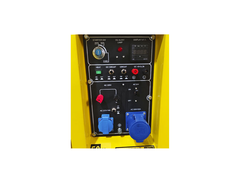Генератор дизельний S11500DS 10.0/11.0KW YBX (однофазний, зі свічкою розжарення) безшумний