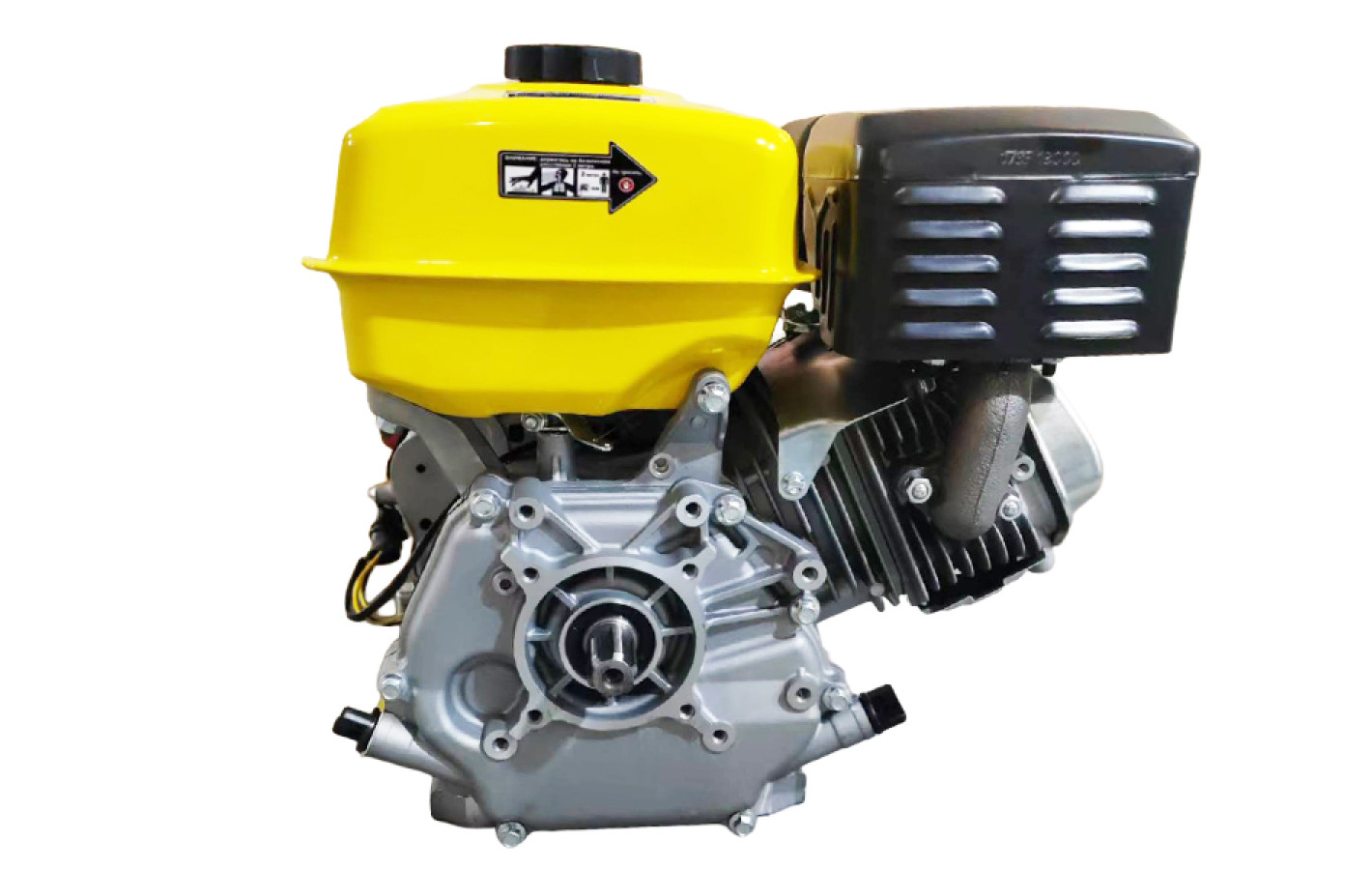 Двигун 177F - бензин (під шліци діаметр 25 мм) (9 к.с.) - YBX