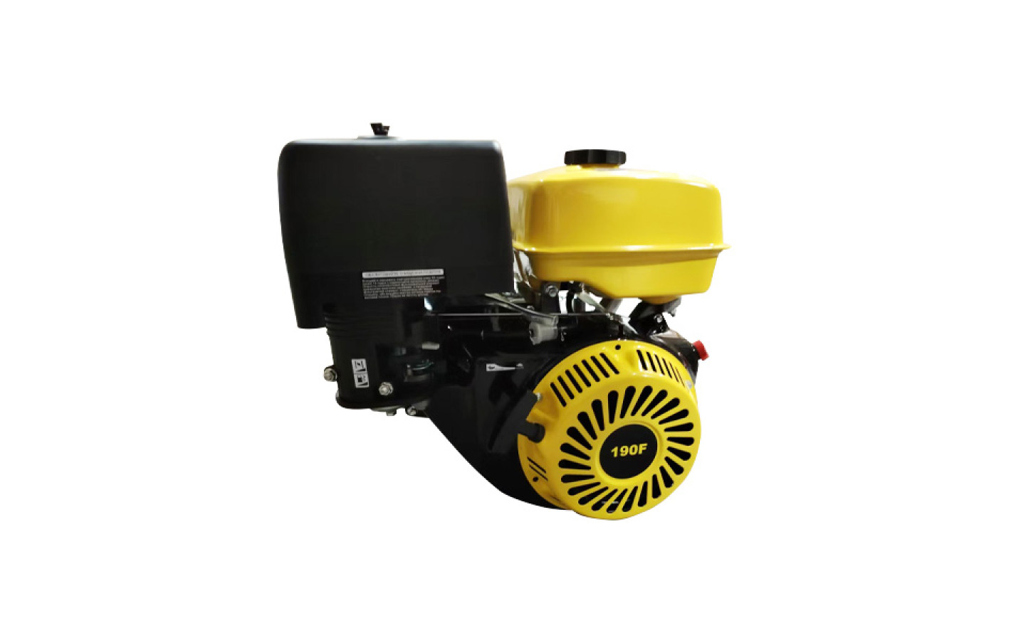 Двигун 190F - бензин (під шпонку діаметр 25 мм) (15 к.с.) - YBX