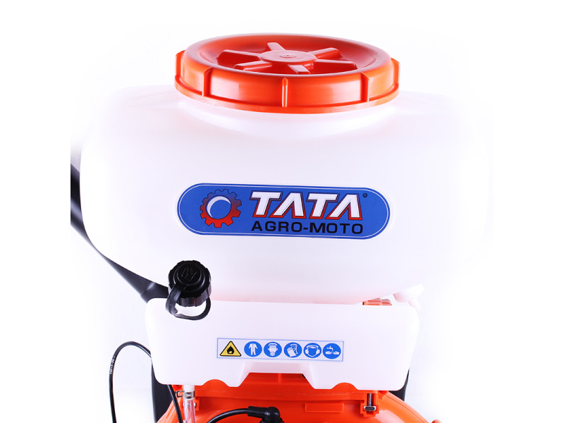 Обприскувач бензиновий Туман TT AGRO MOTO 490х410х770 бензиновий ранцевий 14 Л білий
