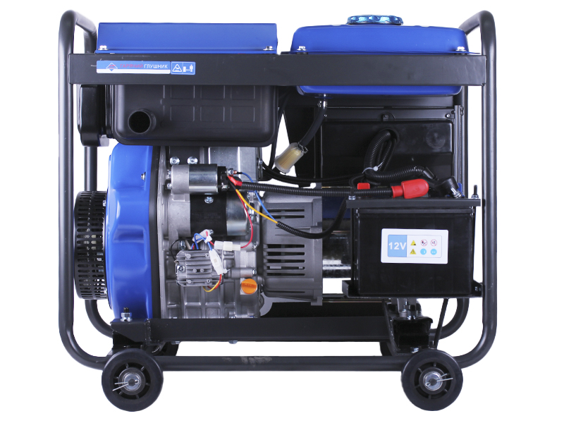 Генератор дизельный JM6500X(E) 4.5/5.0KW TT AGRO MOTO (однофазный, со свечой накала)