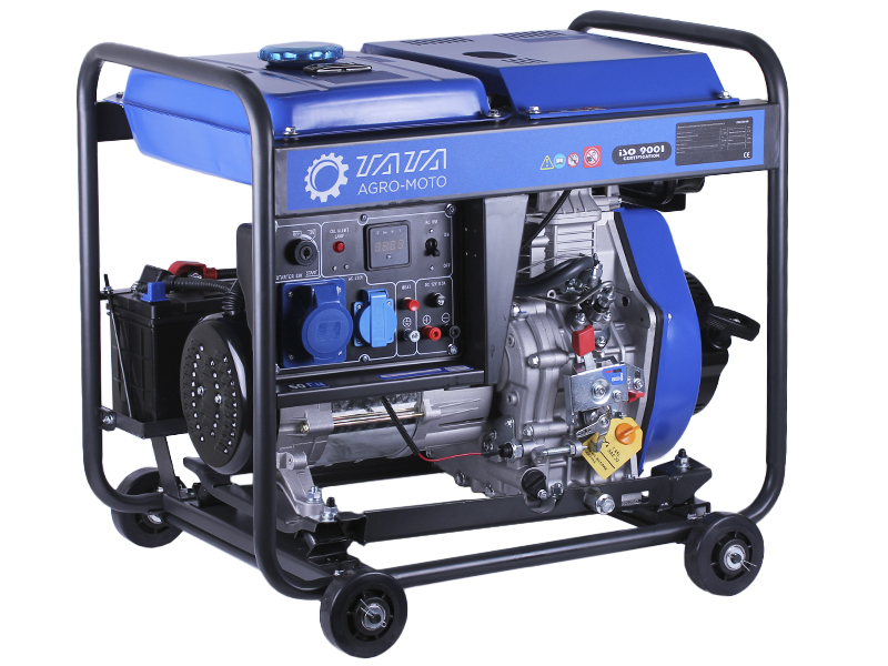 Генератор дизельный JM8500X(E) 6.0/6.5KW TT AGRO MOTO (однофазный со свечой накала)