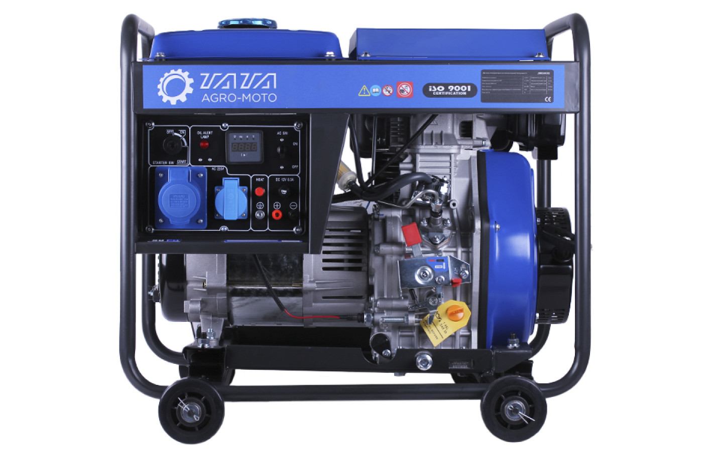 Генератор дизельний TΛTΛ JM8500X(E) 6.0/6.5KW (однофазний, зі свічкою розжарення)